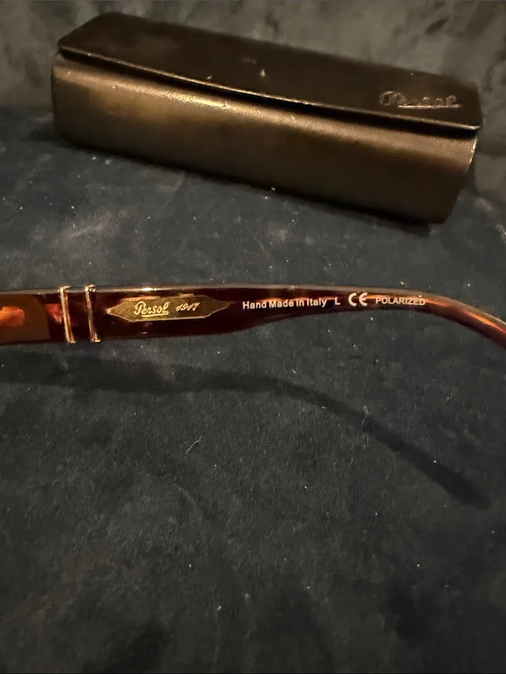 Persol Brown Tortoiseshell Sunglasses with Case